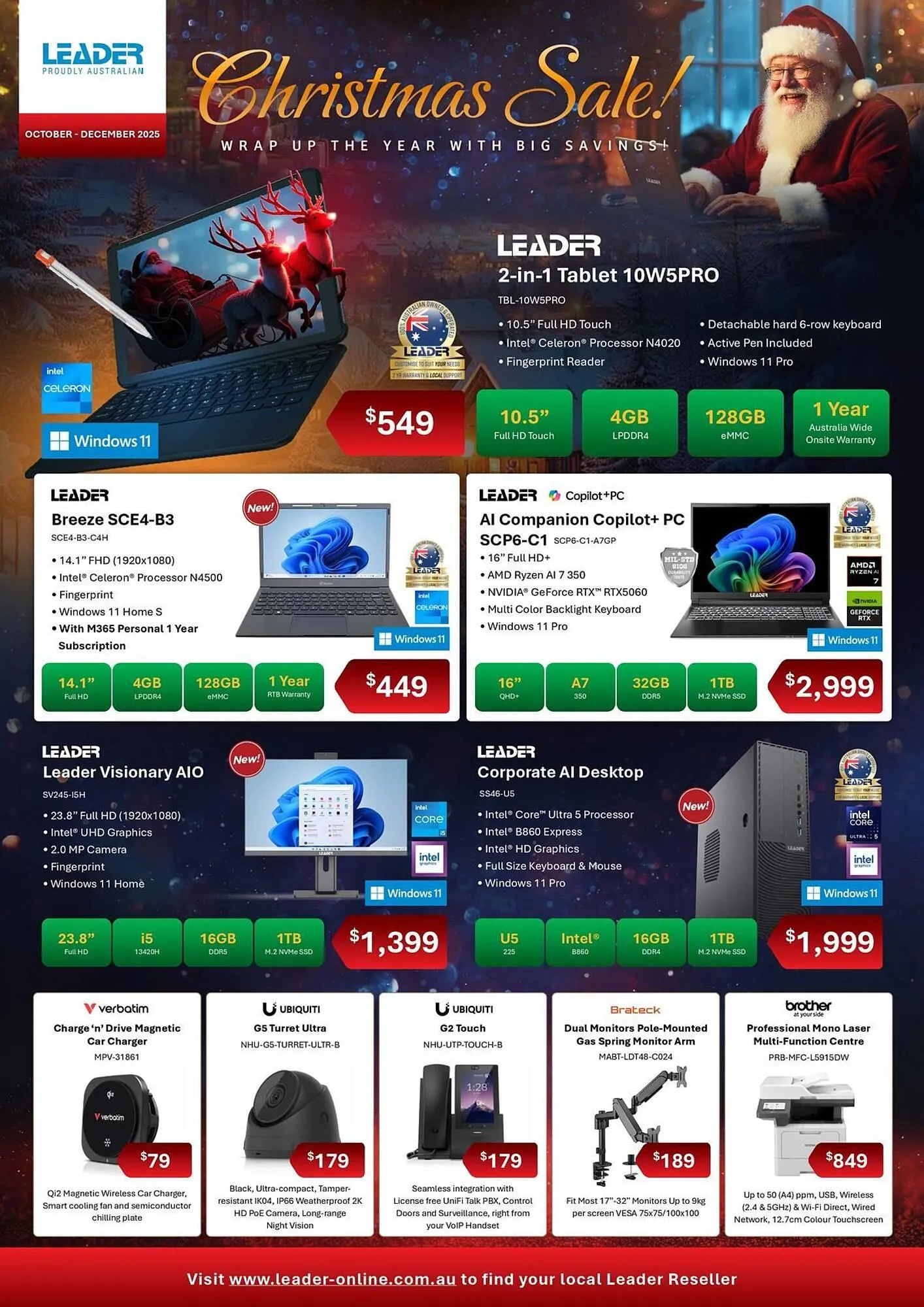Leader Computers catalogue - Catalogue valid from 13 October to 31 December 2025 - page 1