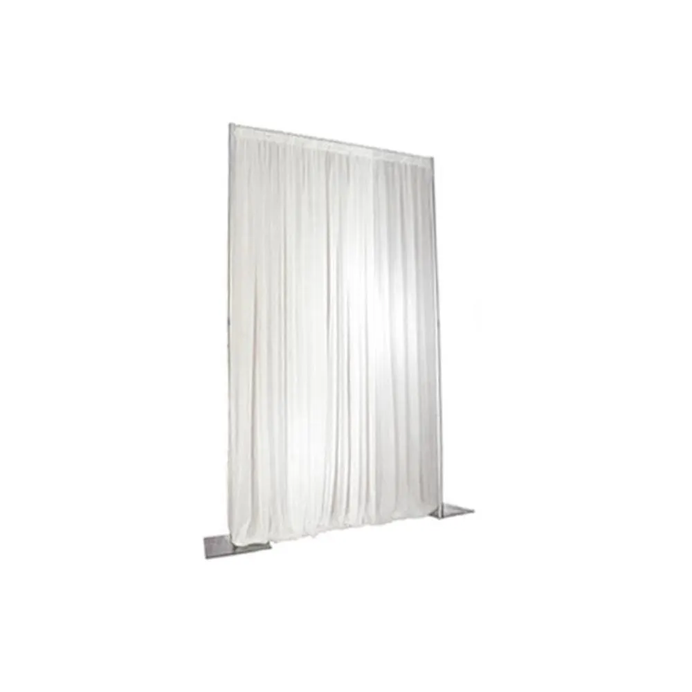 Drape Pleated Panel White 3m Drop x 3m Wide & Rigging Hire Ea