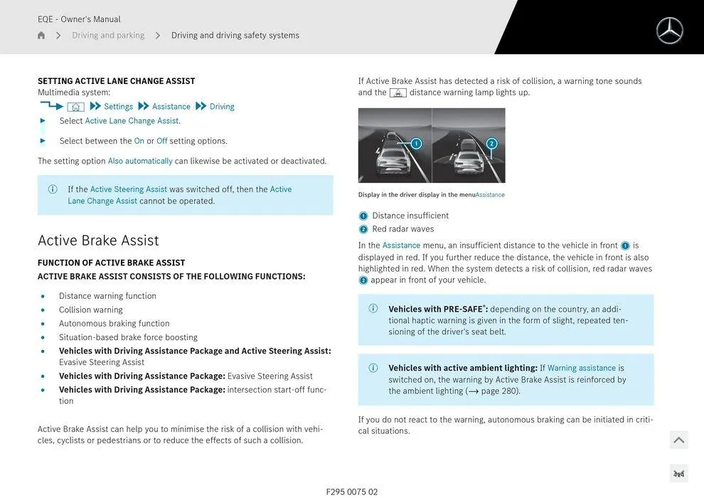 EQE Sedan - Catalogue valid from 11 September to 11 September 2025 - page 414