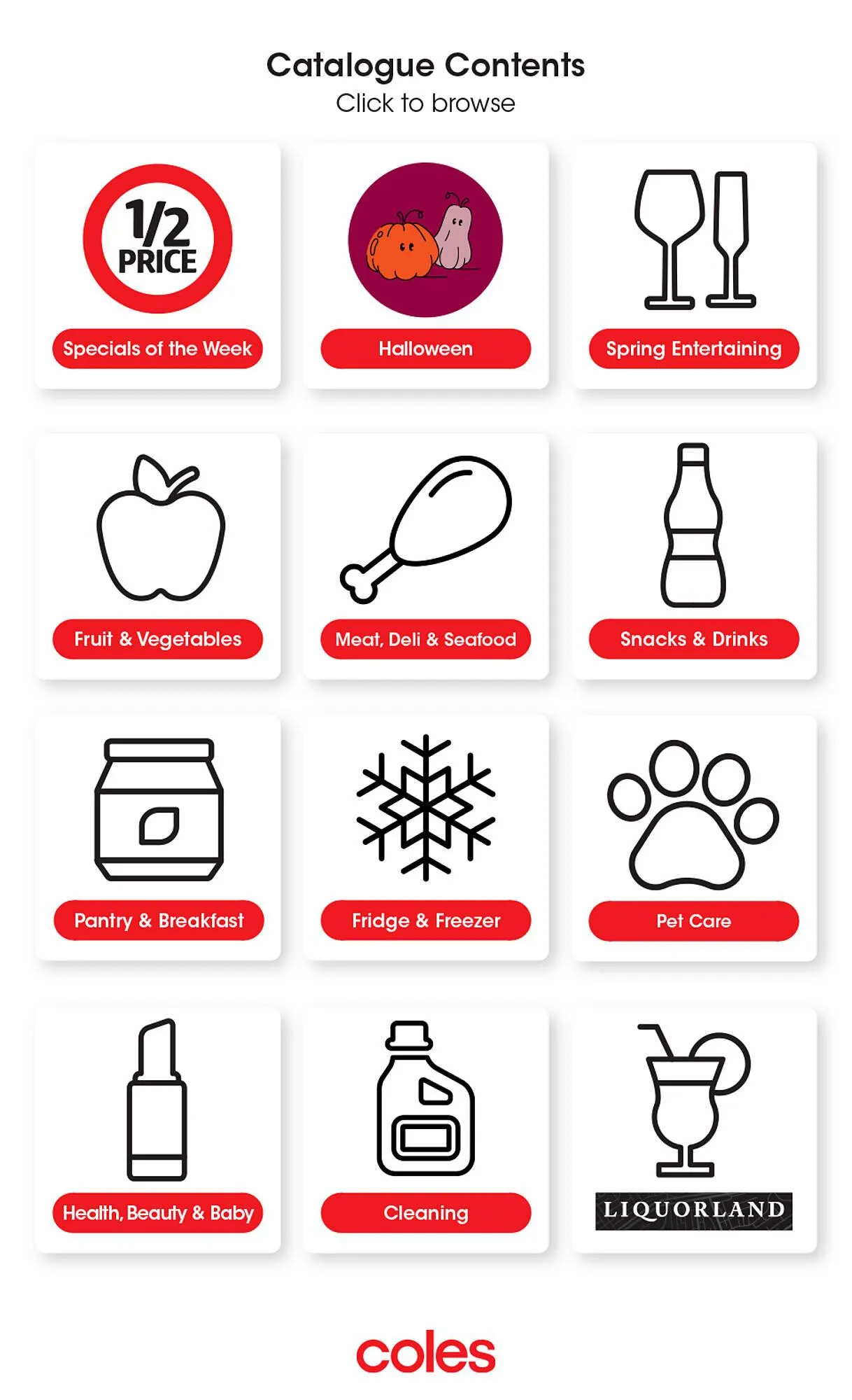 Coles catalogue - Catalogue valid from 30 October to 5 November 2024 - page 1