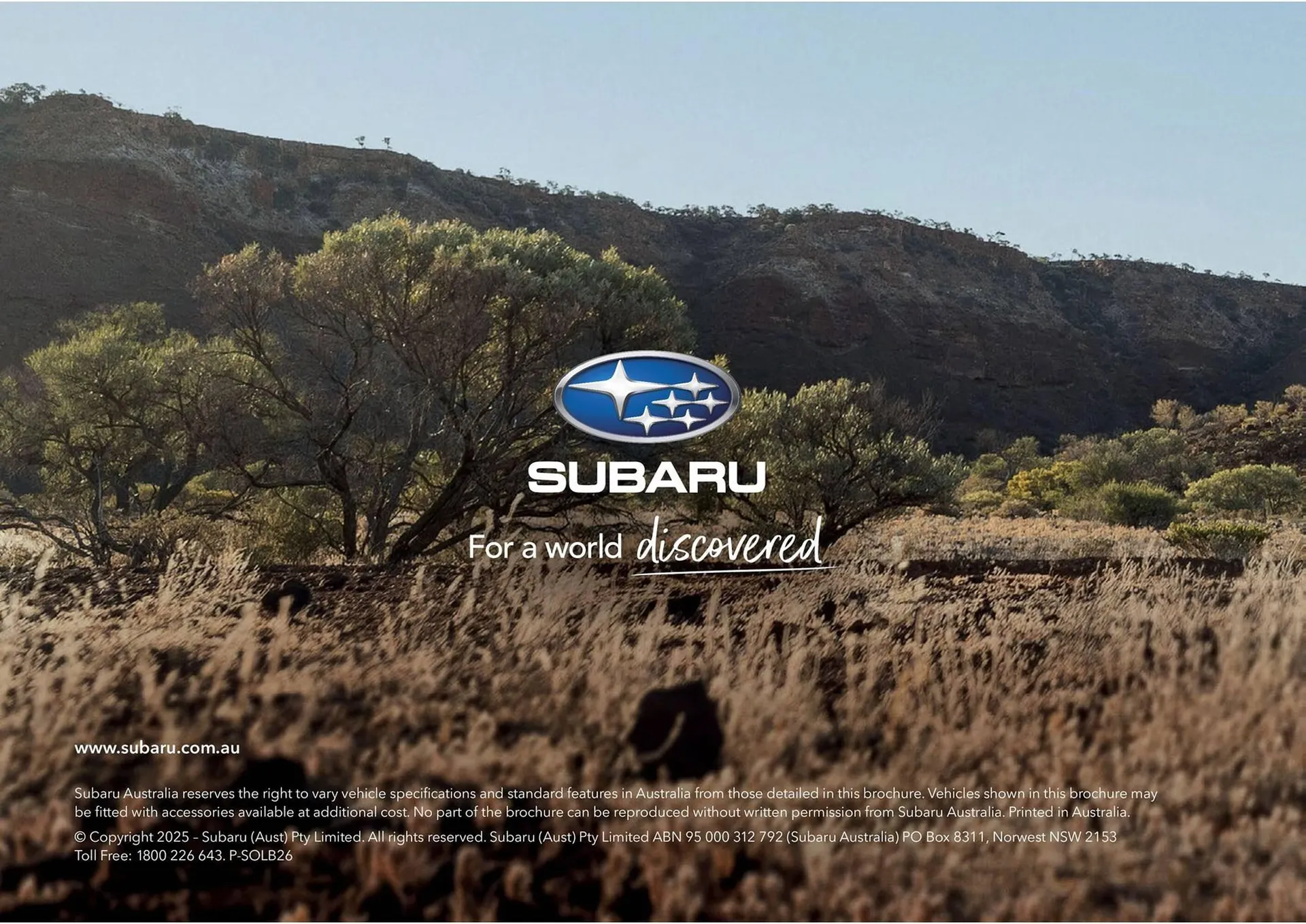 Subaru catalogue - Catalogue valid from 17 December to 17 December 2026 - page 17
