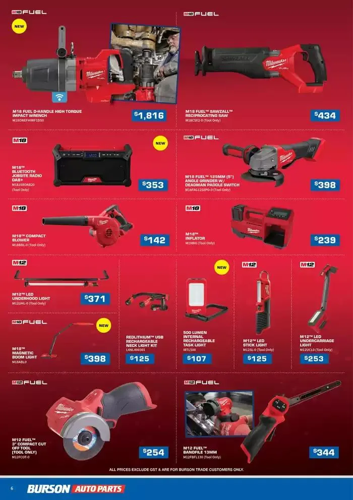  Milwaukee 5 Day Sale - Catalogue valid from 14 October to 18 October 2024 - page 6