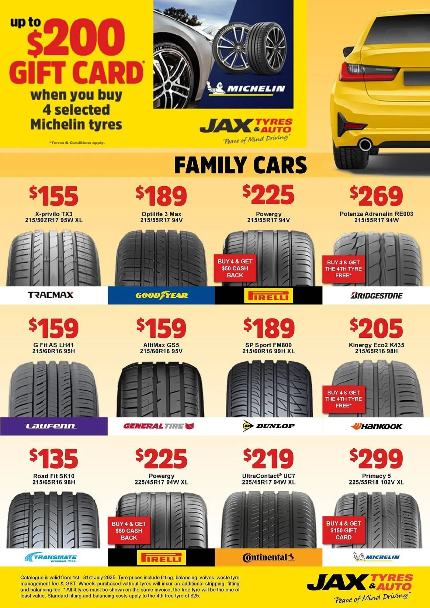 Jax Tyres catalogue - Catalogue valid from 1 July to 31 July 2025 - page 3