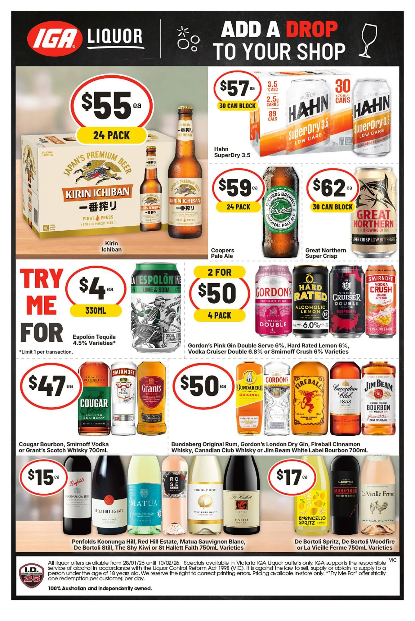 IGA Liquor catalogue - 1