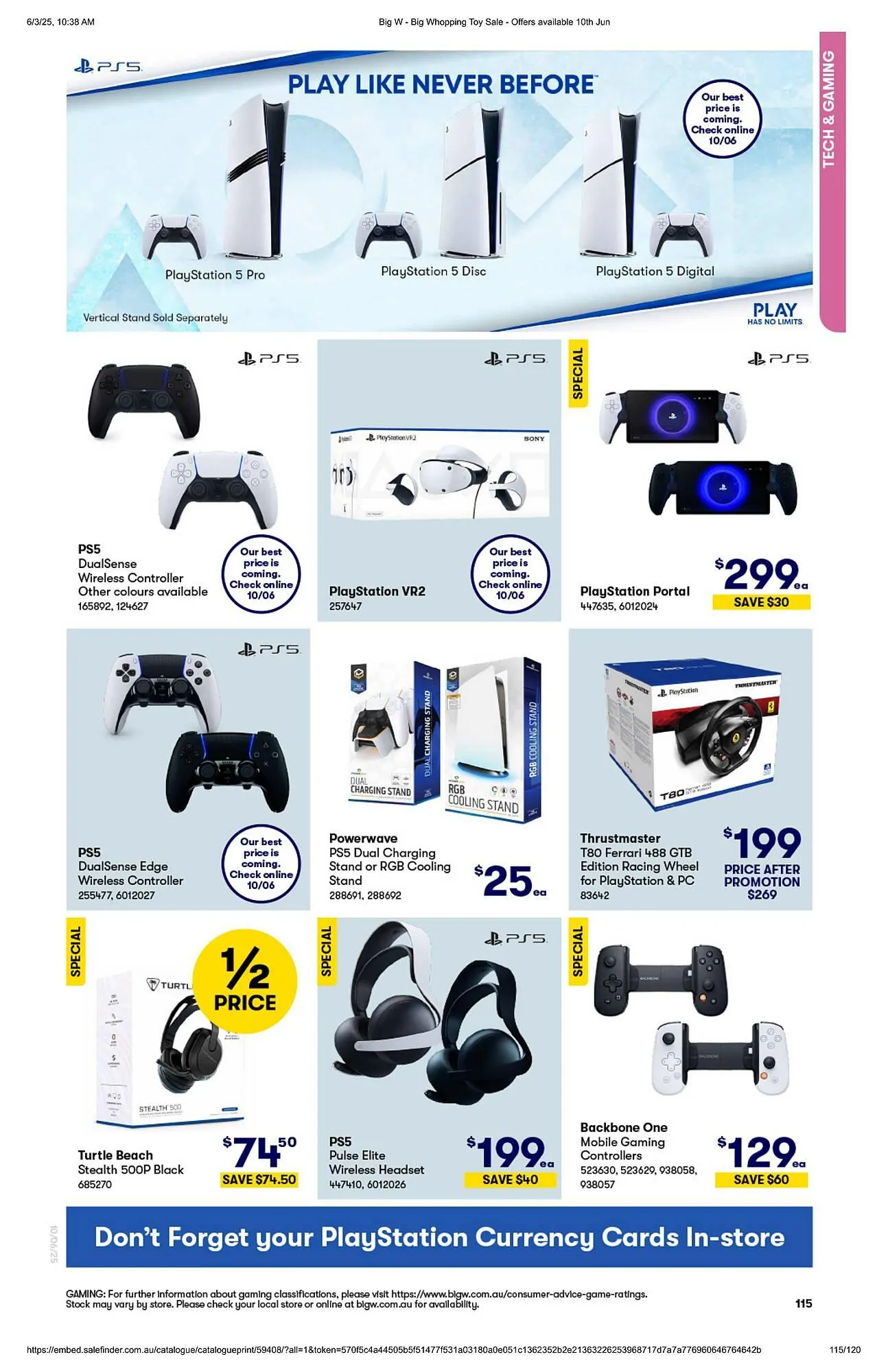BIG W catalogue - Catalogue valid from 10 June to 9 July 2025 - page 115