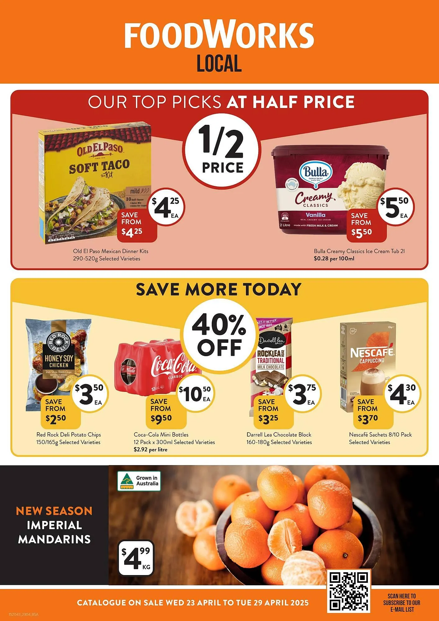 Foodworks catalogue - Catalogue valid from 23 April to 29 April 2025 - page 1