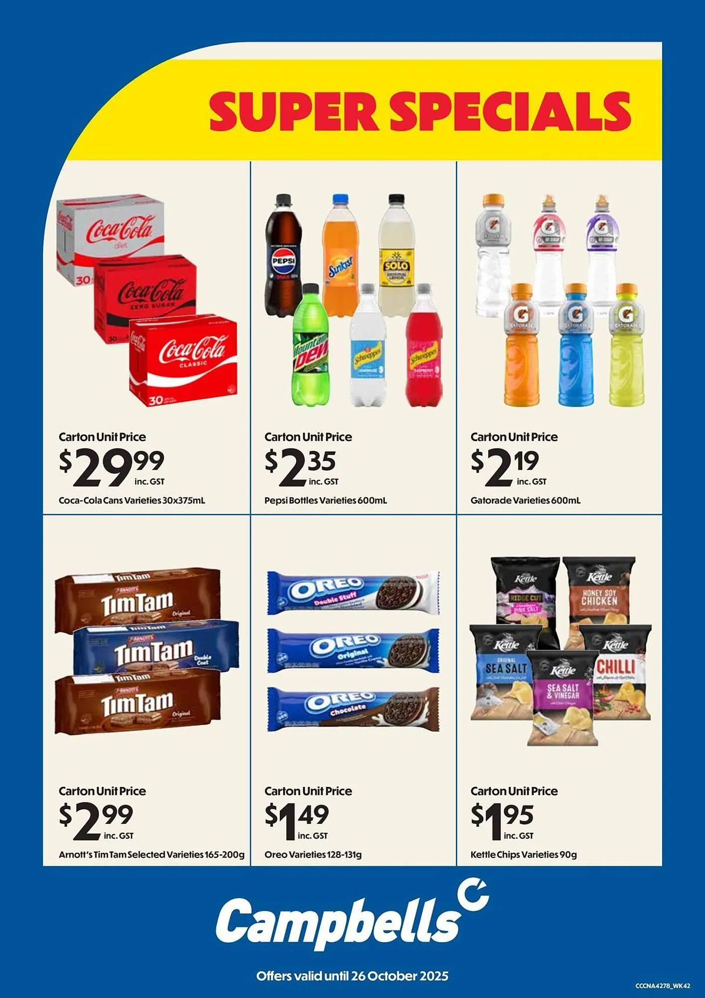 Campbells Wholesale catalogue - Catalogue valid from 13 October to 26 October 2025 - page 1