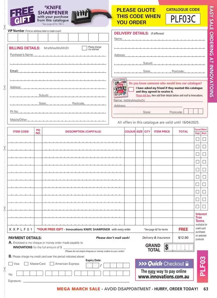 March Mega Sale - Catalogue valid from 1 March to 31 March 2025 - page 63