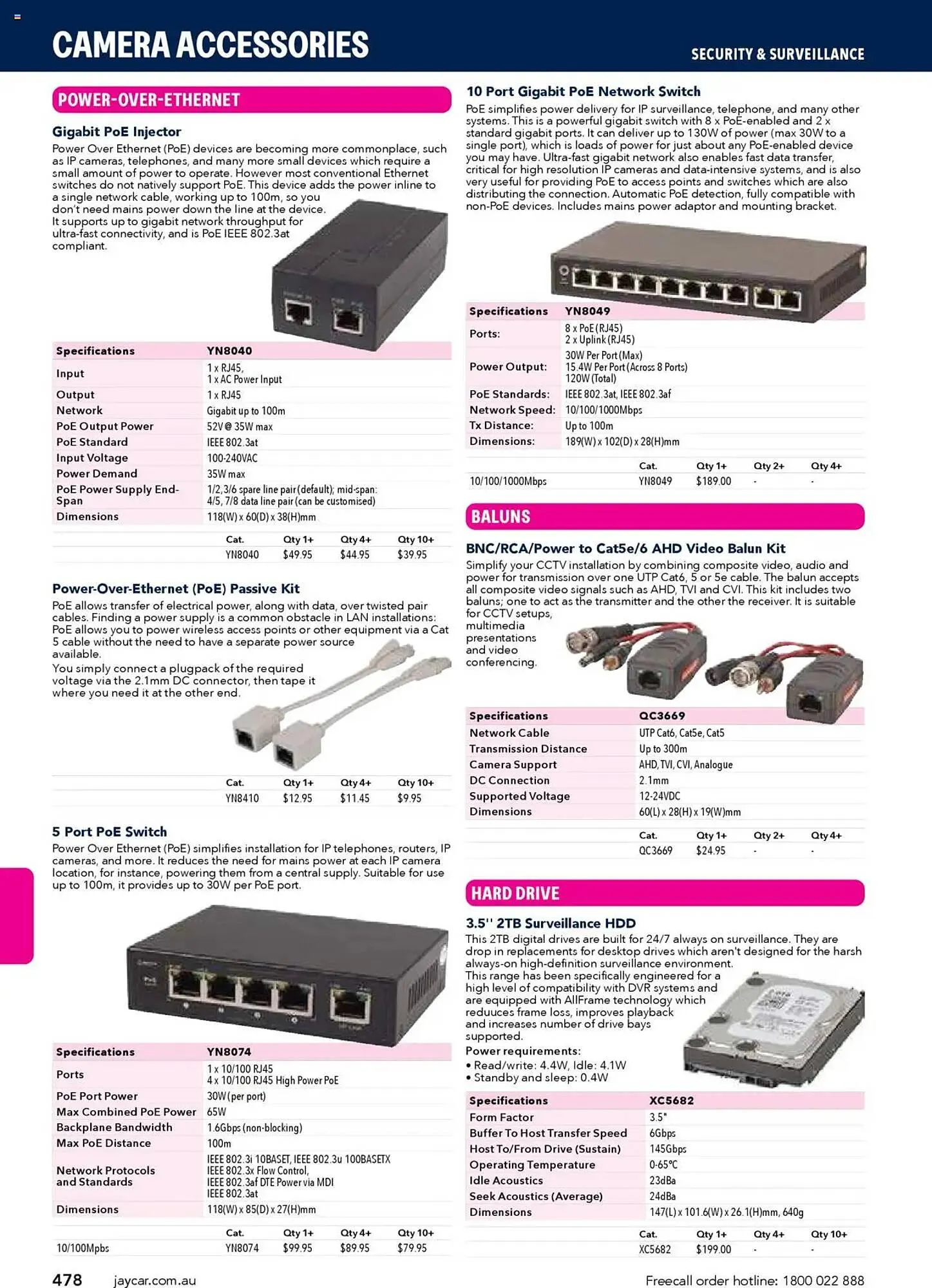 Jaycar Electronics catalogue - Catalogue valid from 8 July to 9 July 2026 - page 478