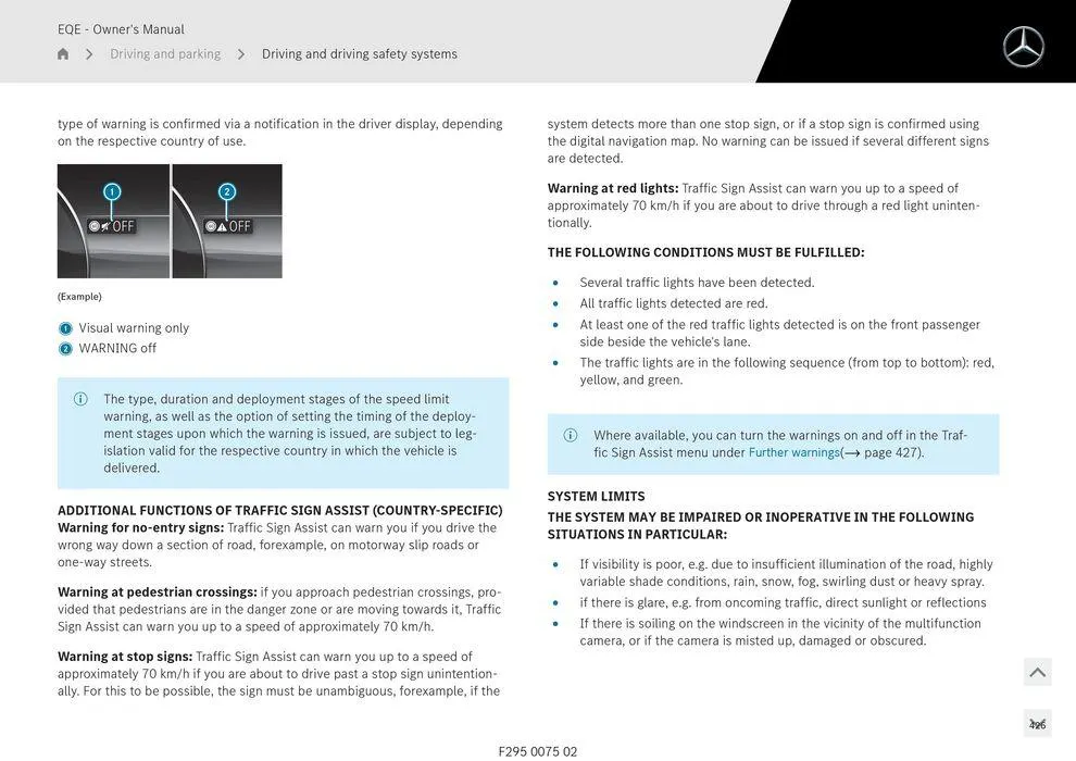 EQE Sedan - Catalogue valid from 11 September to 11 September 2025 - page 426