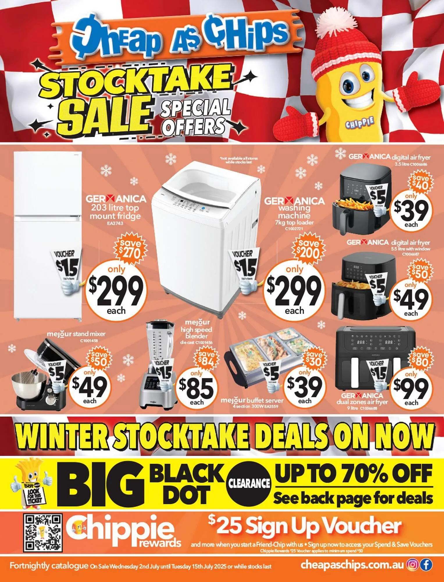 Cheap as Chips catalogue - Catalogue valid from 2 July to 15 July 2025 - page 1