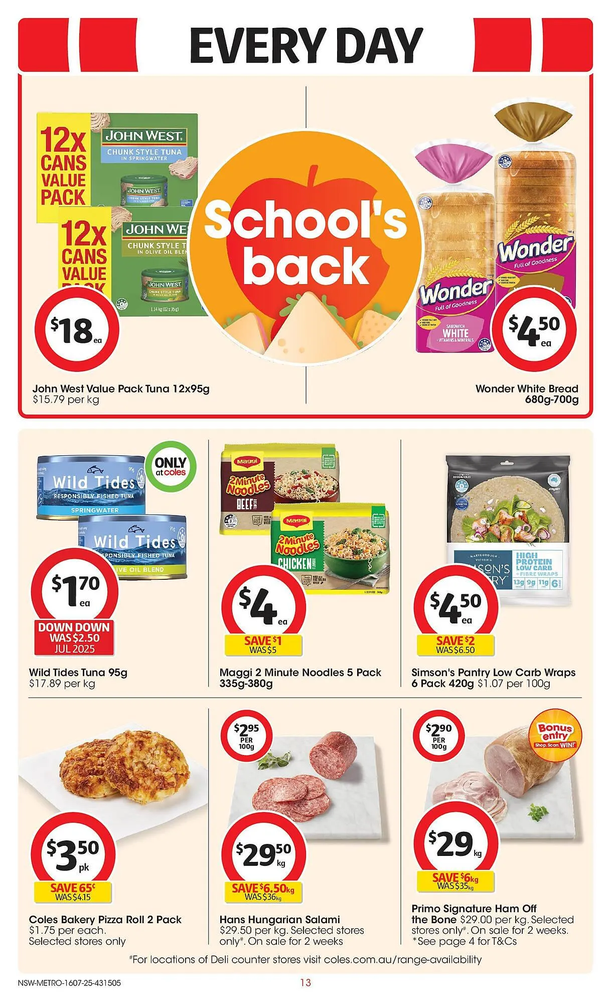 Coles catalogue - Catalogue valid from 15 July to 22 July 2025 - page 13