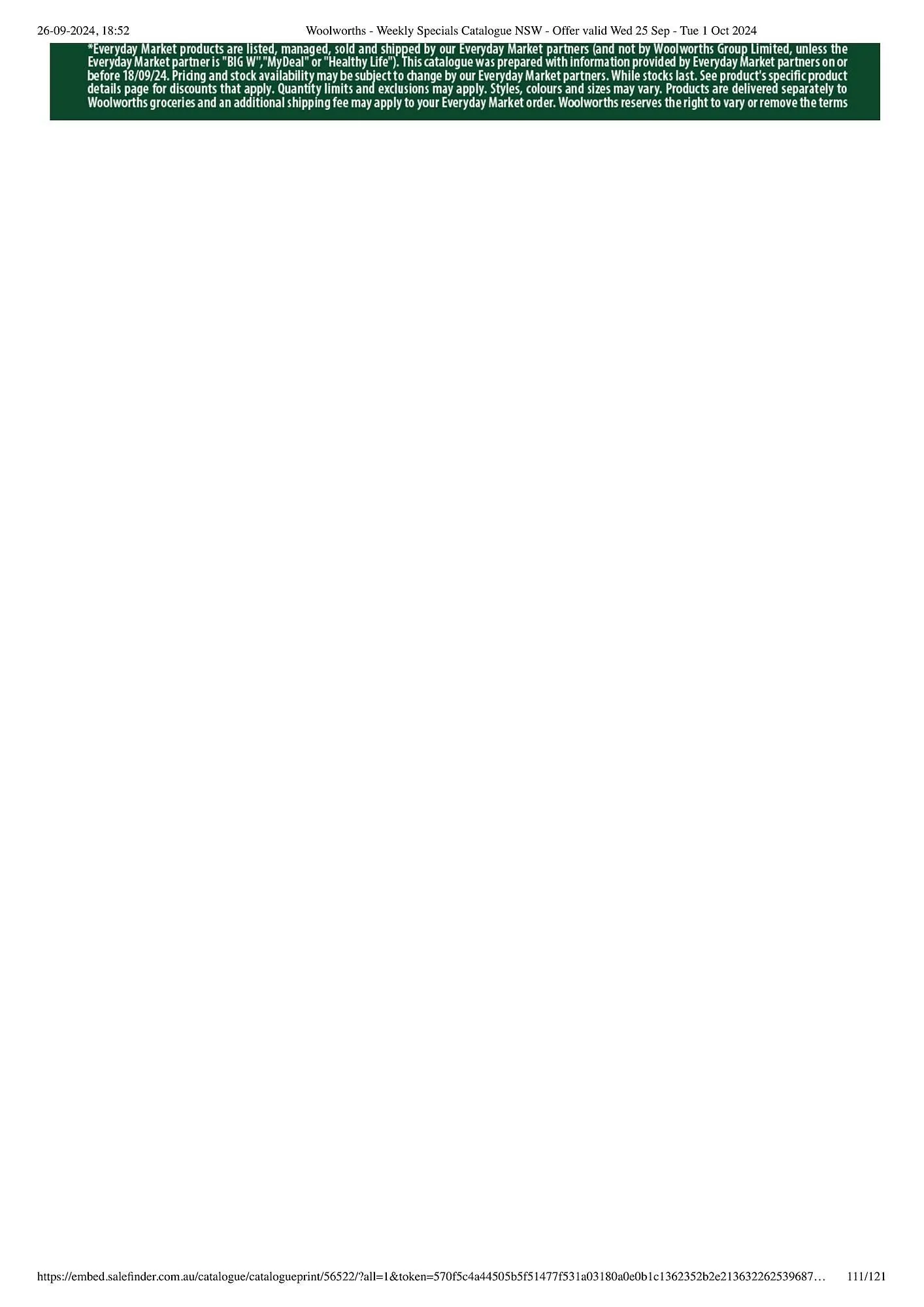 BIG W catalogue - Catalogue valid from 25 September to 1 October 2024 - page 111