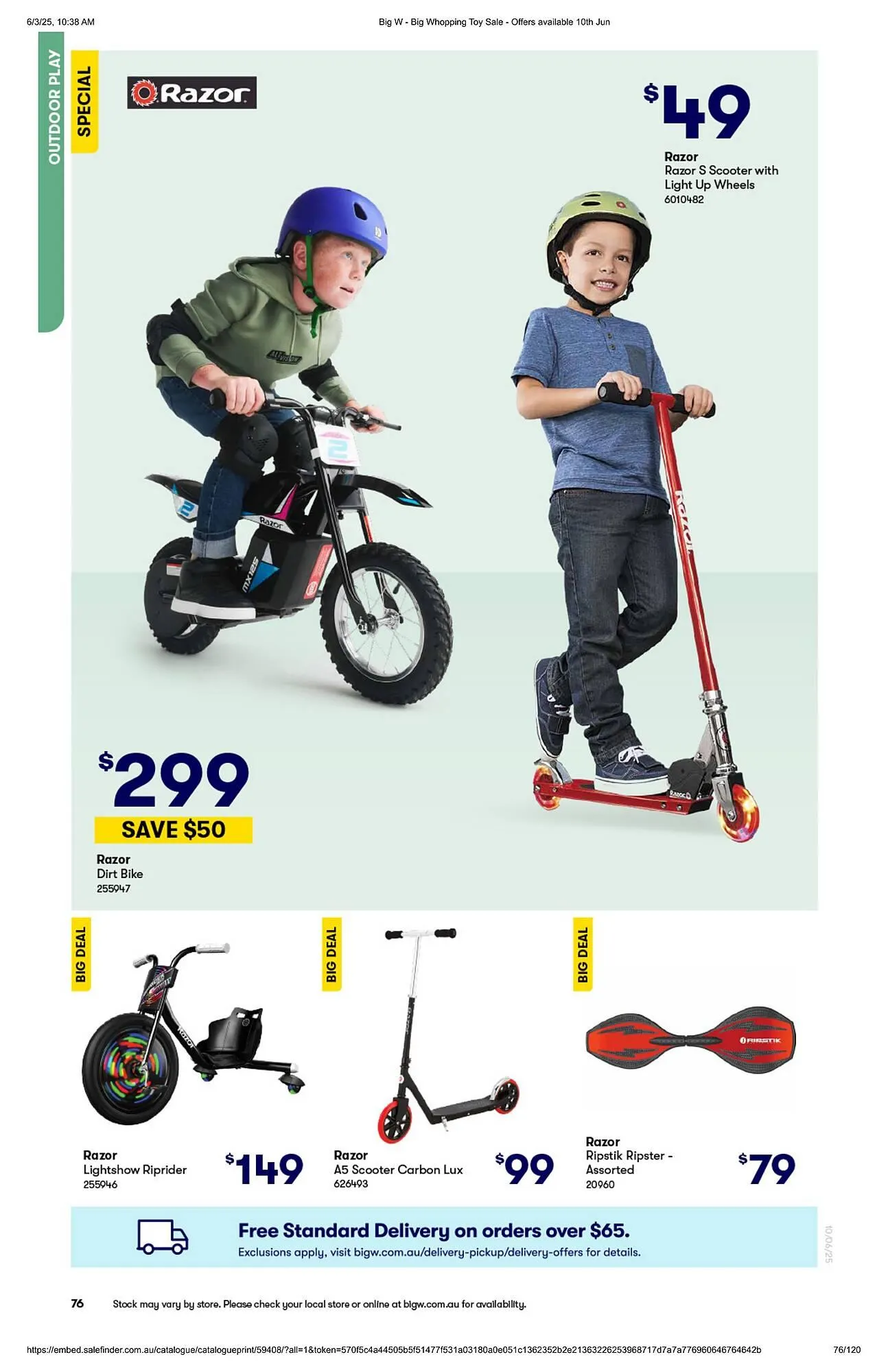 BIG W catalogue - Catalogue valid from 10 June to 9 July 2025 - page 76