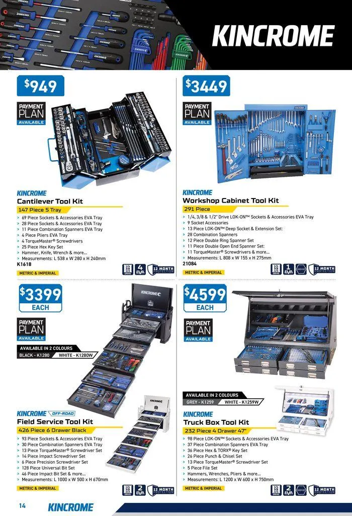 Stax of Tools - Catalogue valid from 2 May to 30 June 2024 - page 14