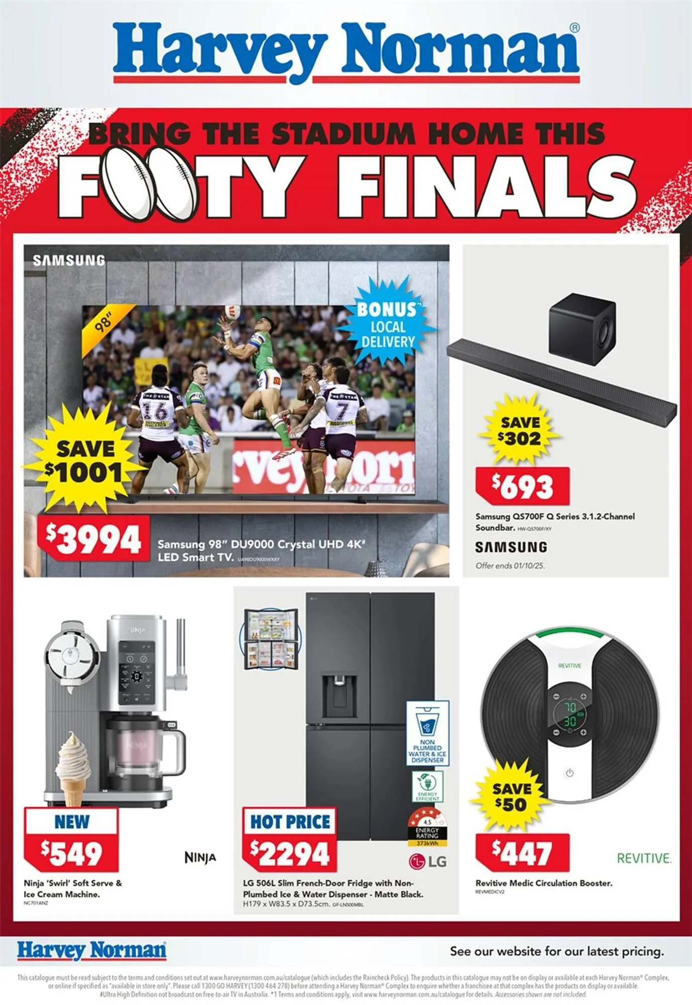 Harvey Norman catalogue - Catalogue valid from 25 September to 7 October 2025 - page 1