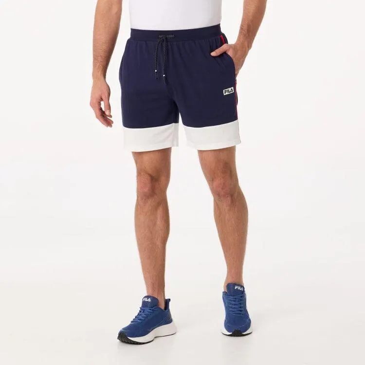 FILA Men's Milo Colour Blocked Shorts New Navy