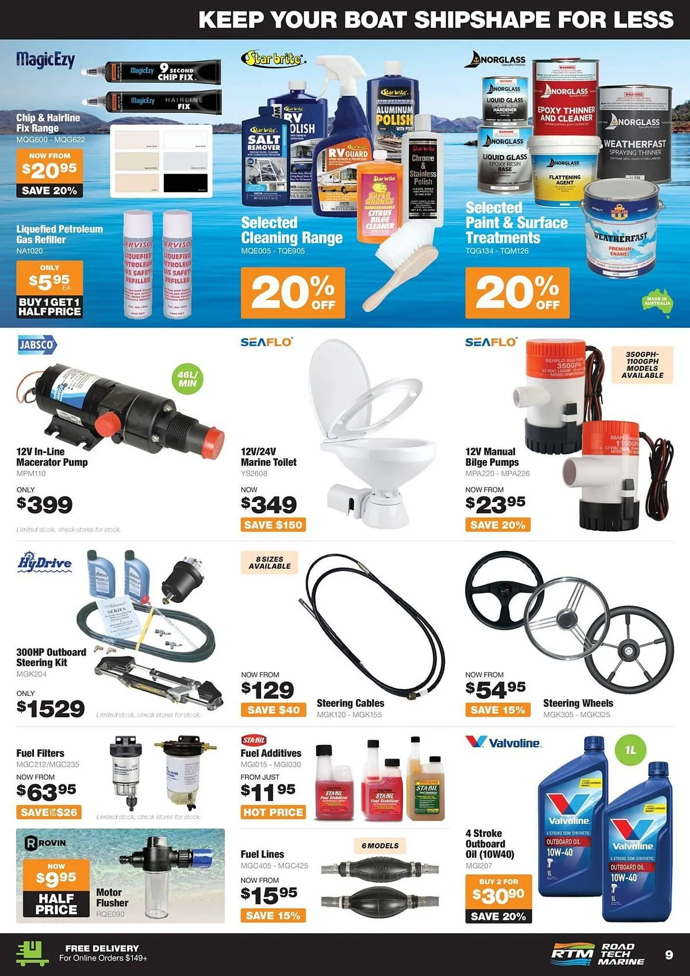 Road Tech Marine catalogue - Catalogue valid from 12 March to 6 April 2026 - page 9