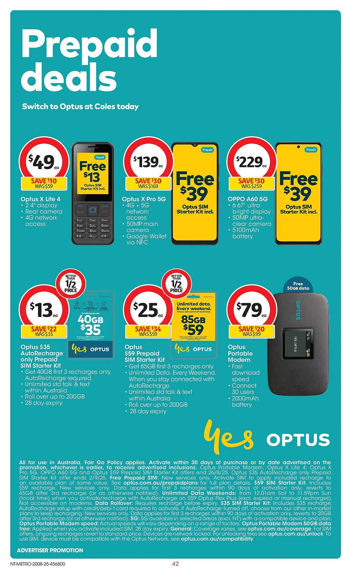 Coles catalogue - Catalogue valid from 19 August to 26 August 2025 - page 42