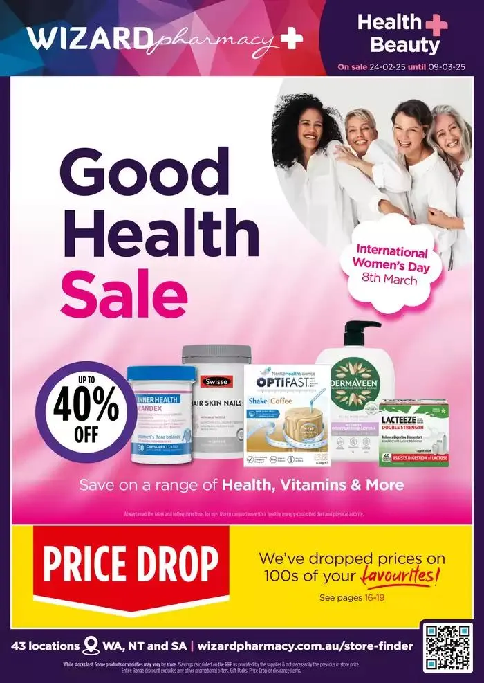 Good Health Sale - Catalogue valid from 24 February to 9 March 2025 - page 1