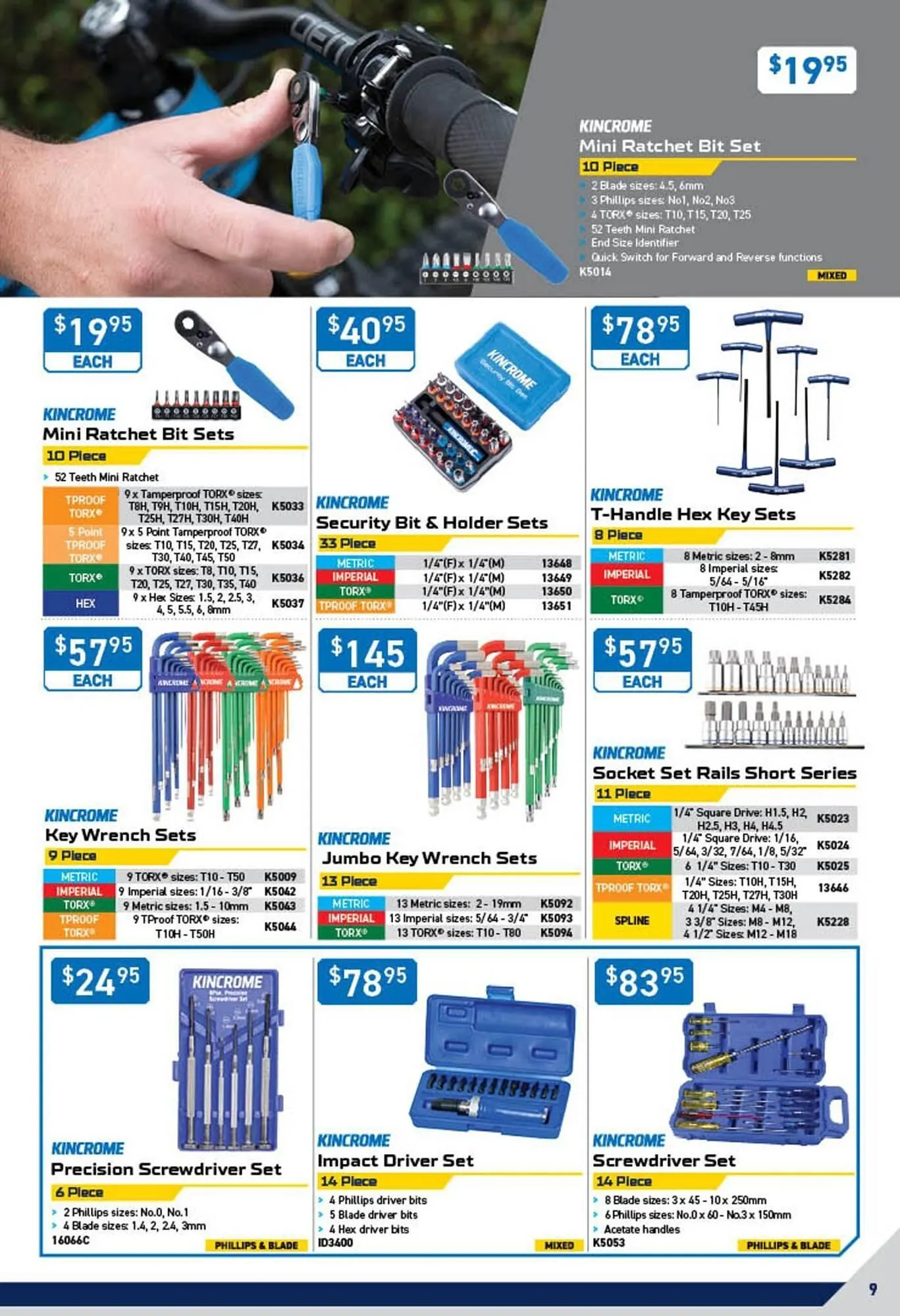 Kincrome catalogue - Catalogue valid from 3 November to 31 December 2025 - page 9