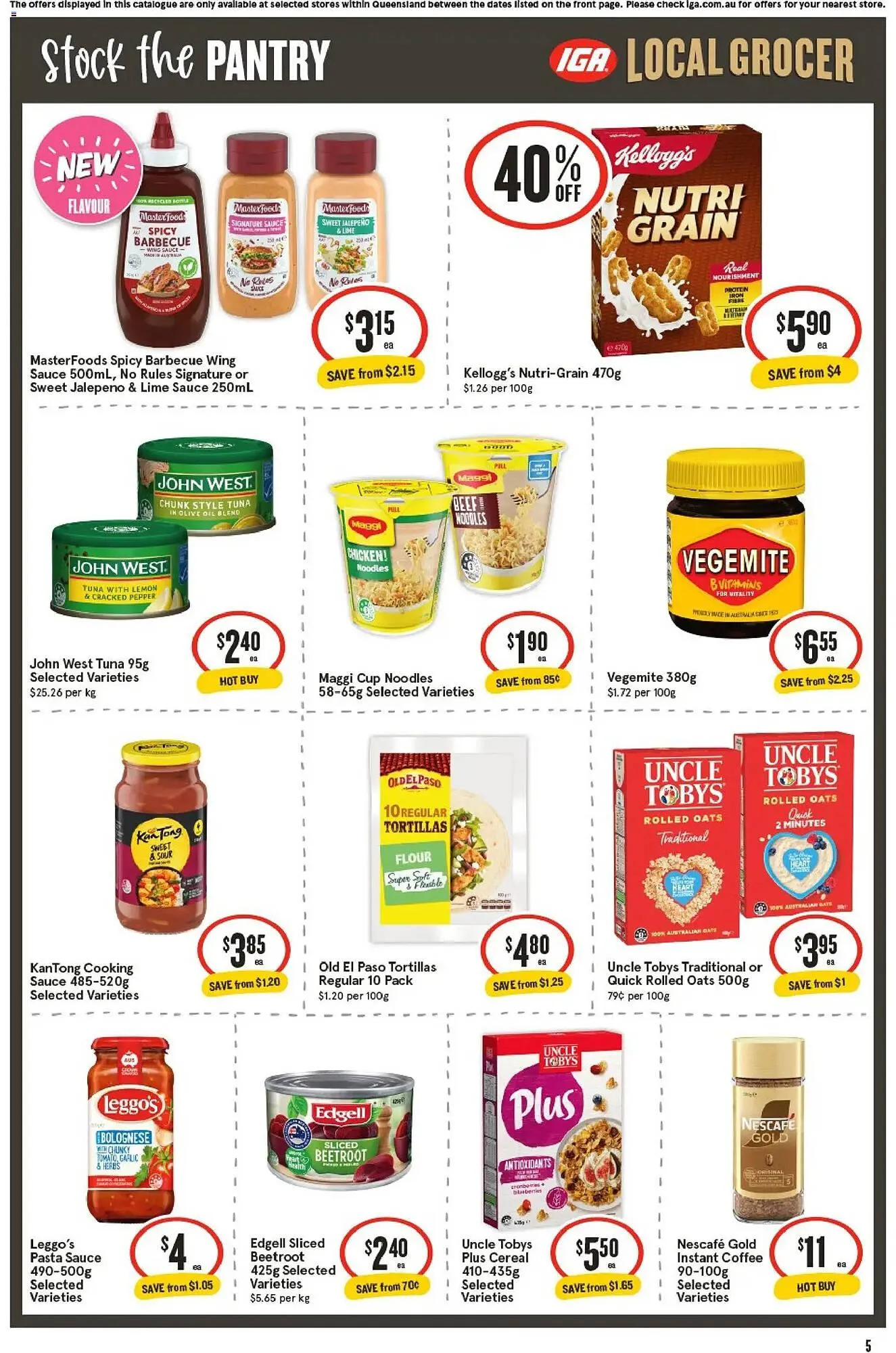 IGA catalogue - Catalogue valid from 29 October to 4 November 2025 - page 5