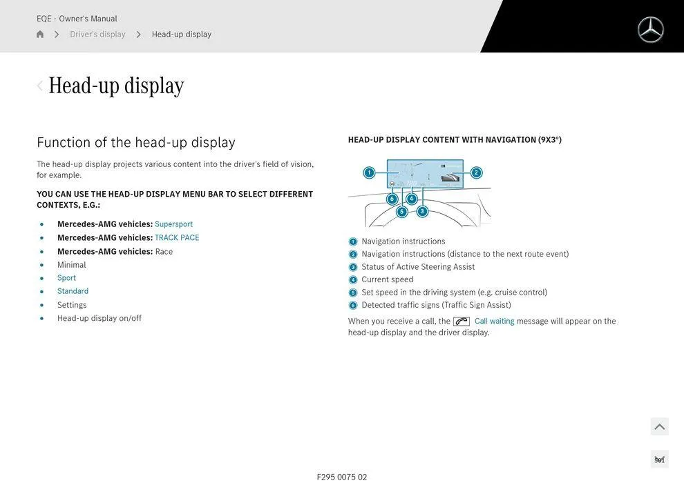 EQE Sedan - Catalogue valid from 11 September to 11 September 2025 - page 501