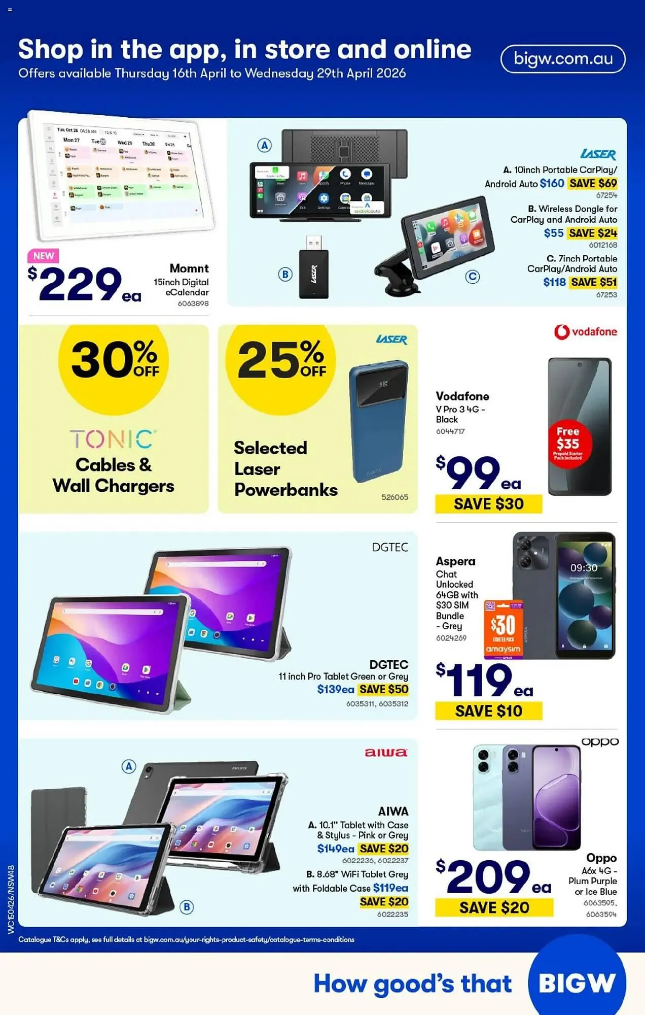 BIG W catalogue - Catalogue valid from 16 April to 29 April 2026 - page 4
