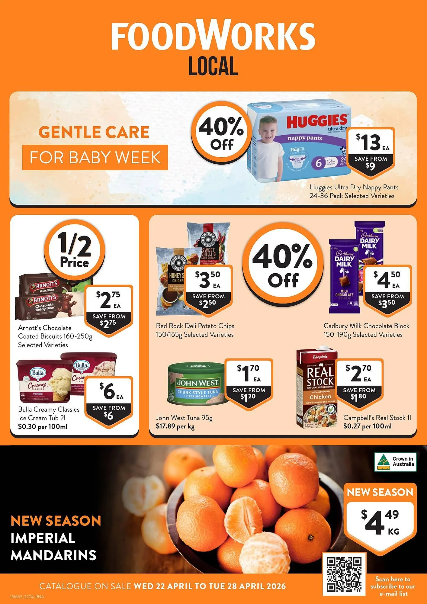 Foodworks catalogue - Catalogue valid from 22 April to 28 April 2026 - page 1
