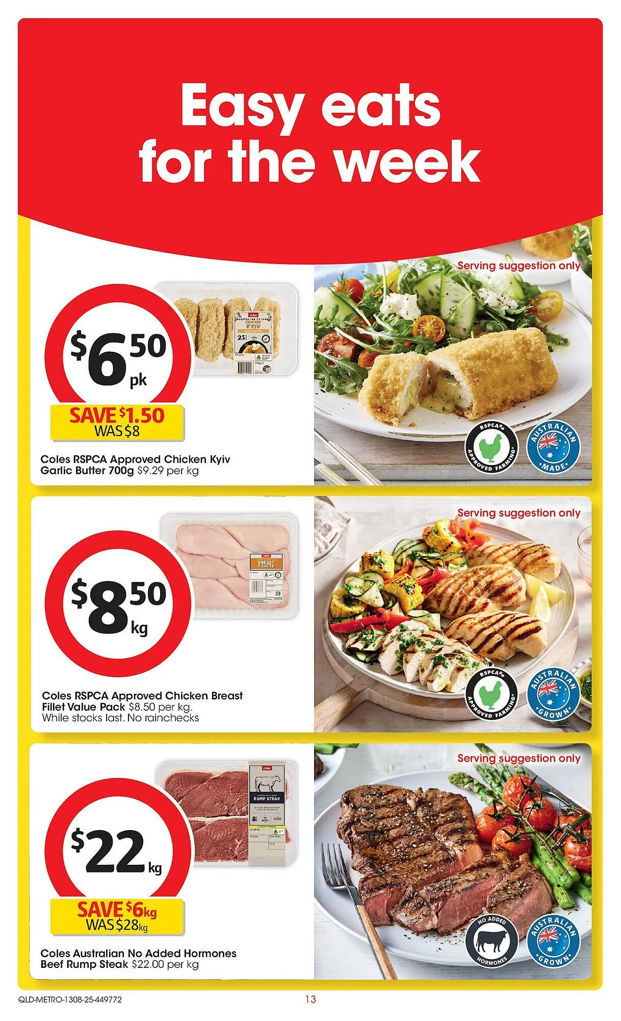 Coles catalogue - Catalogue valid from 12 August to 19 August 2025 - page 13