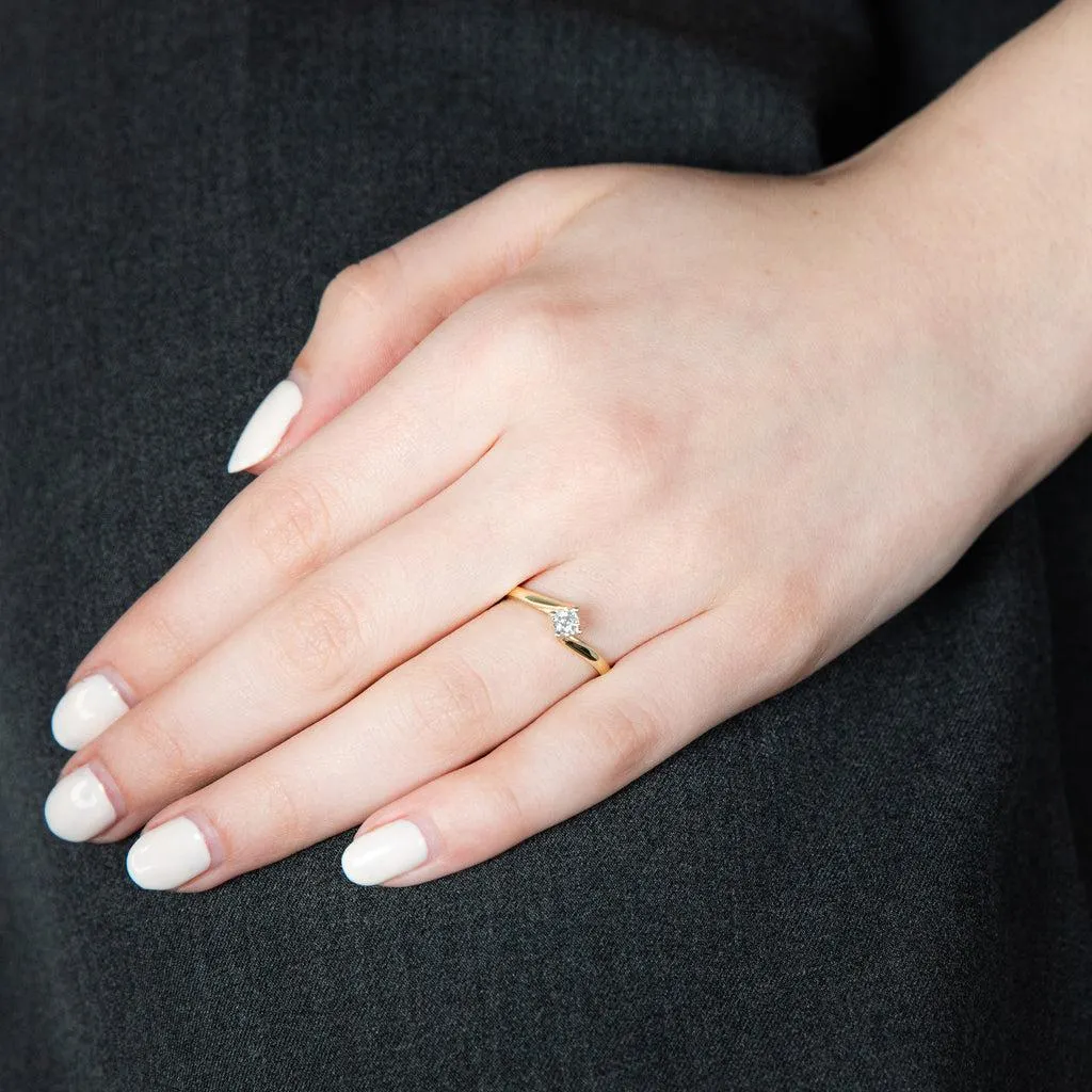 Luminesce Lab Grown Diamond Engagement Ring in 9ct Yellow Gold