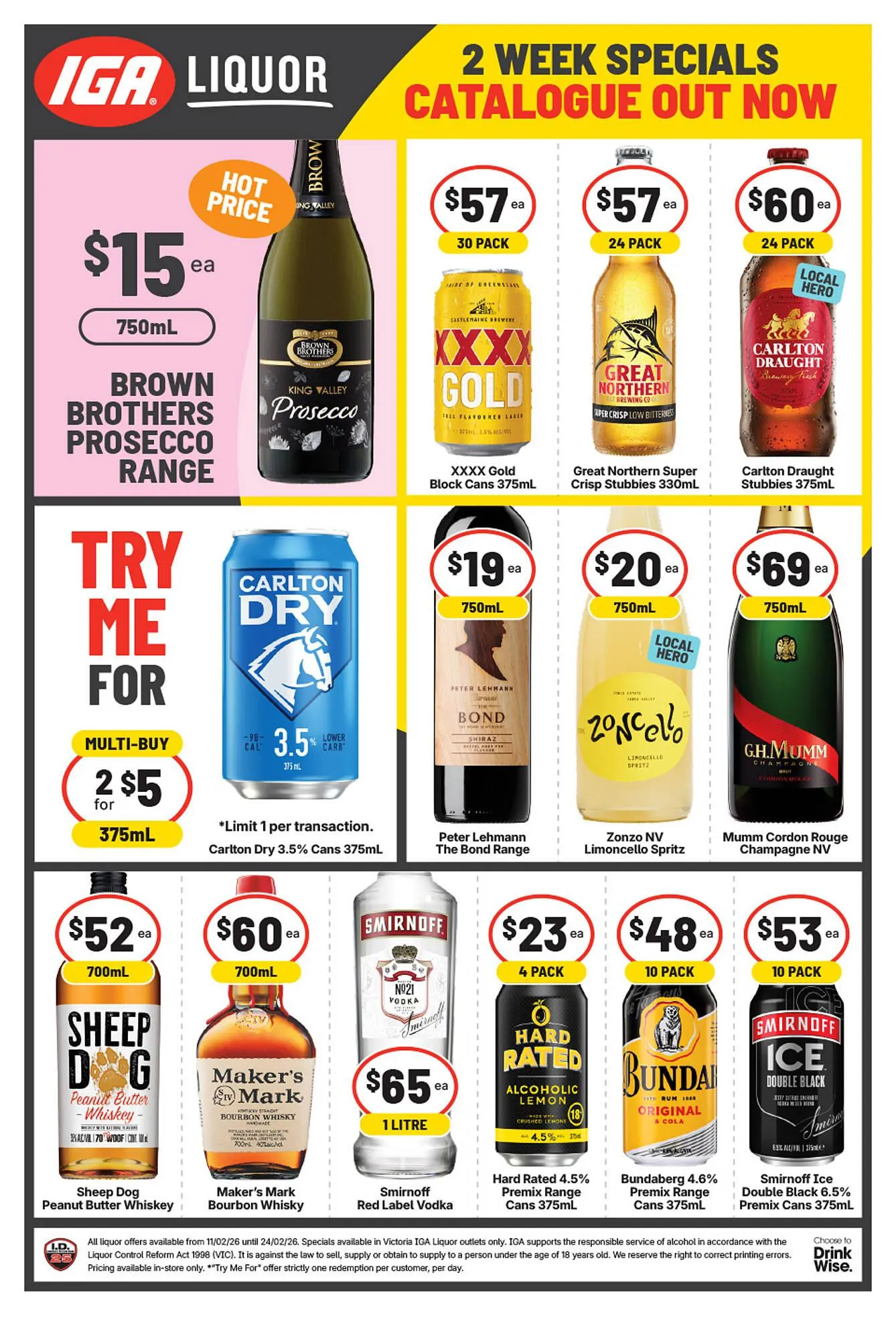 IGA Liquor catalogue - 1