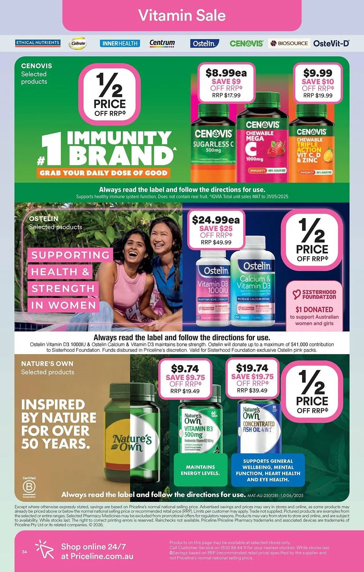 Priceline catalogue - Catalogue valid from 26 March to 8 April 2026 - page 34