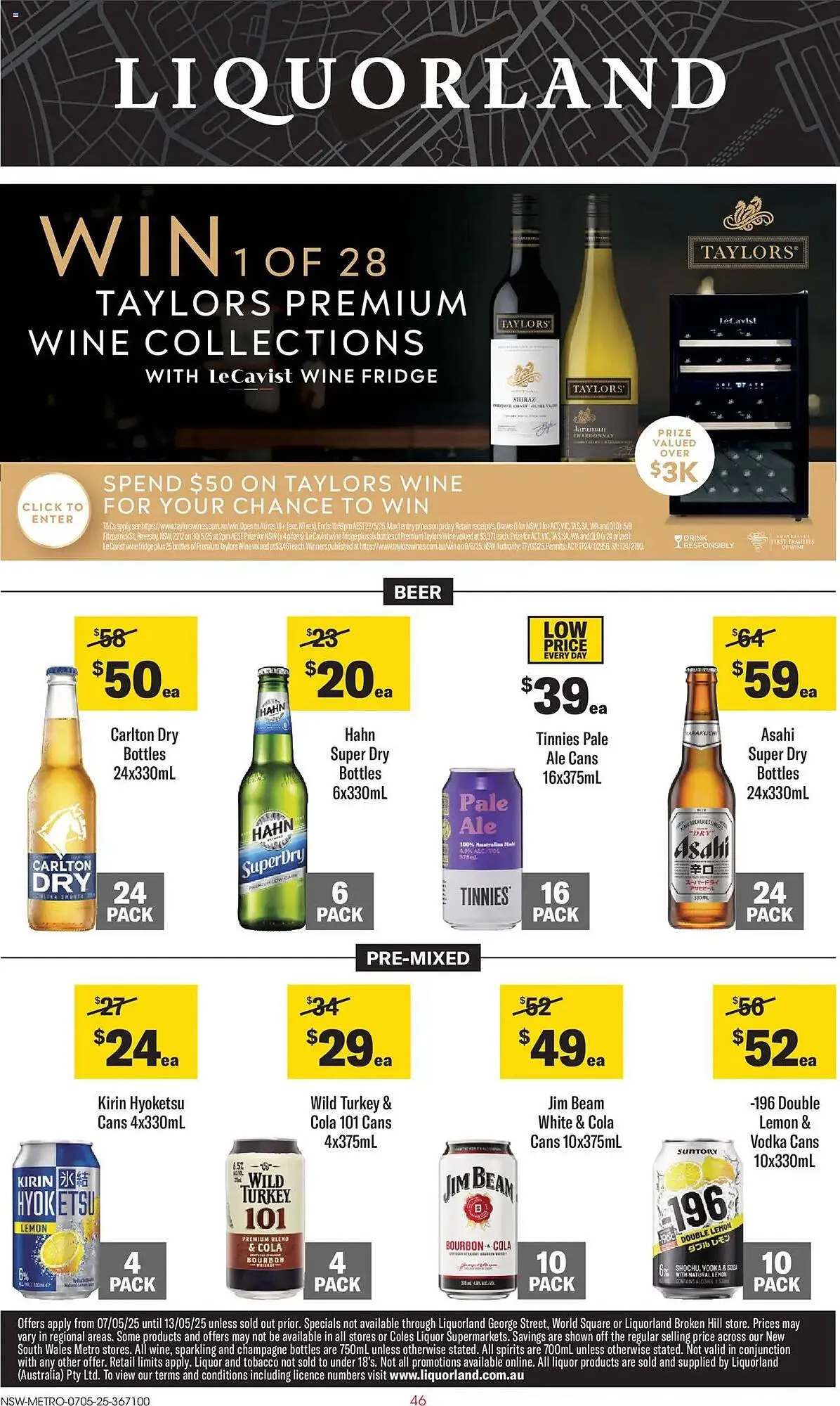 Liquorland catalogue - Catalogue valid from 7 May to 13 May 2025 - page 1