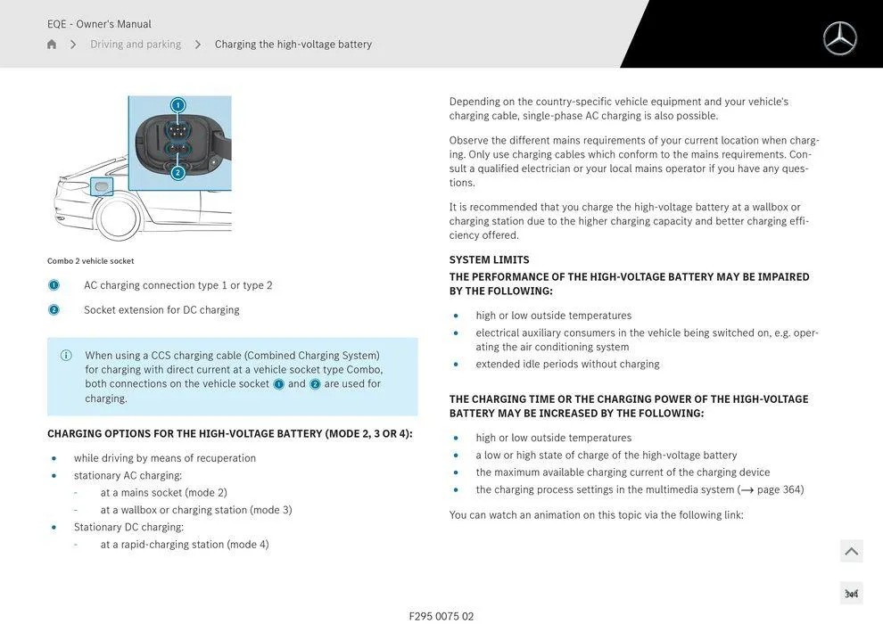 EQE Sedan - Catalogue valid from 11 September to 11 September 2025 - page 344