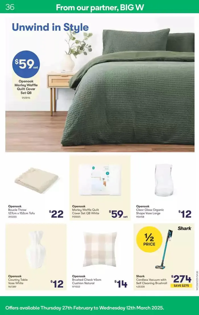 Weekly Specials - 26/02 - Catalogue valid from 26 February to 4 March 2025 - page 36