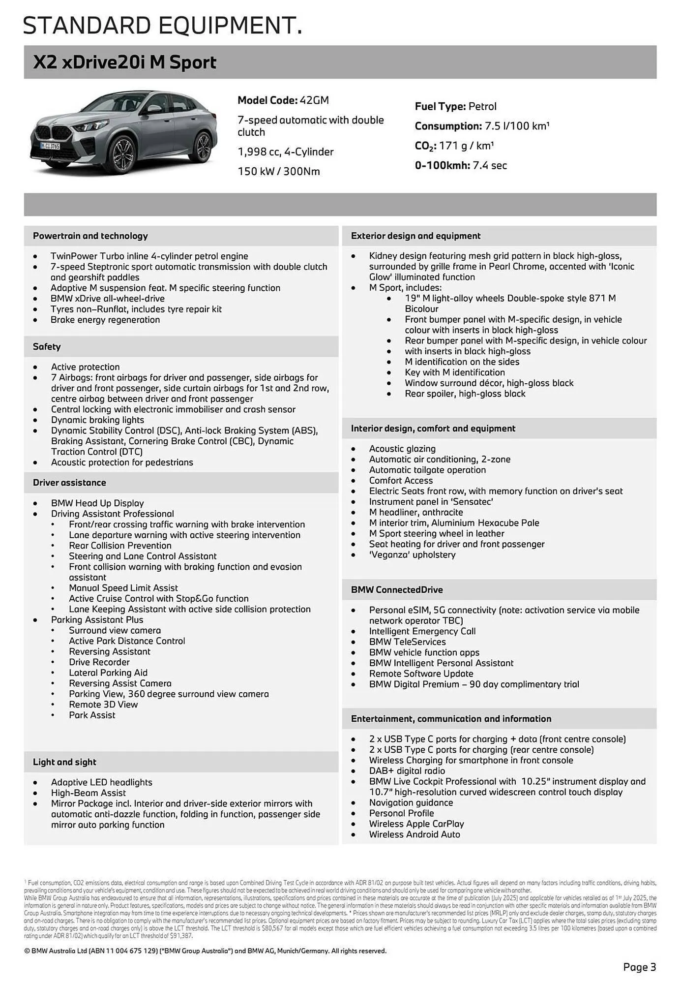 BMW catalogue - Catalogue valid from 7 August to 7 August 2026 - page 3