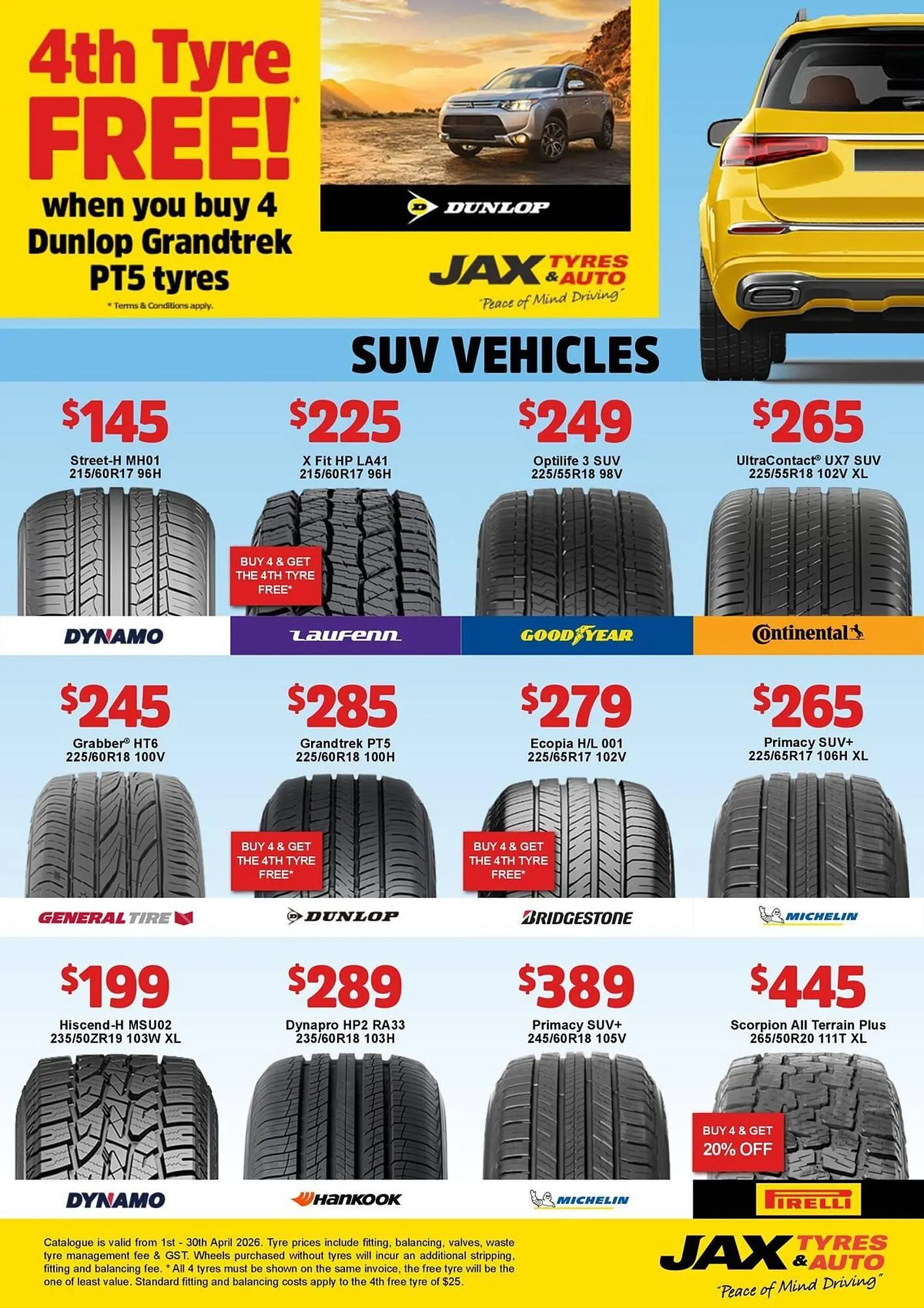 Jax Tyres catalogue - Catalogue valid from 2 April to 30 April 2026 - page 5