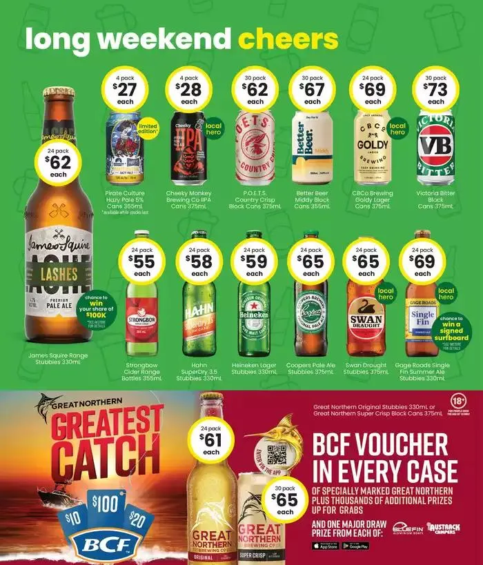 Good Value Booze, For Long Weekends. - Catalogue valid from 14 April to 27 April 2025 - page 4