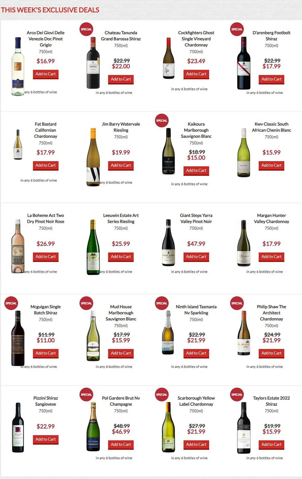 Chambers Cellars catalogue - 1