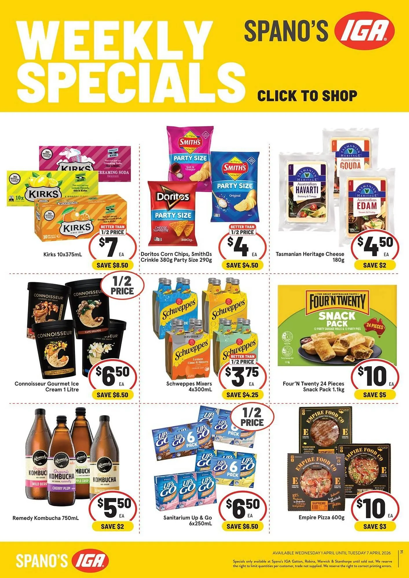 IGA catalogue - 1