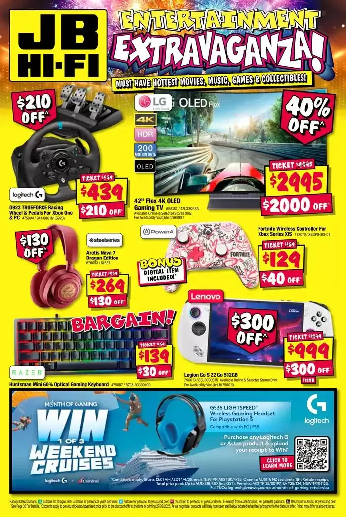 Entertainment Extravaganza! - Catalogue valid from 7 April to 20 April 2025 - page 48