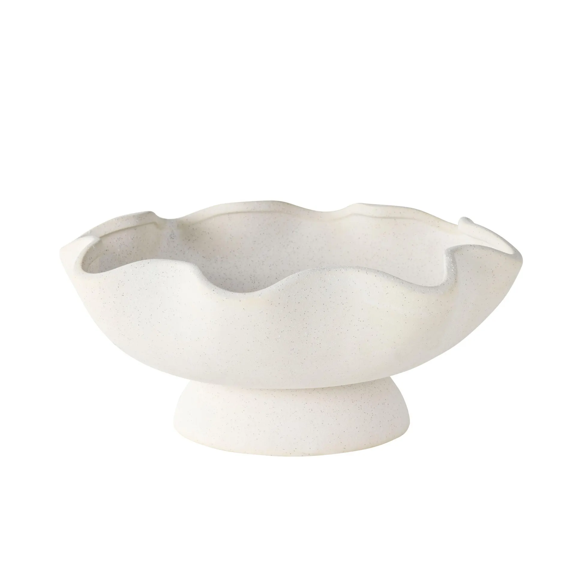 Tranquil Wavy Pedestal Bowl