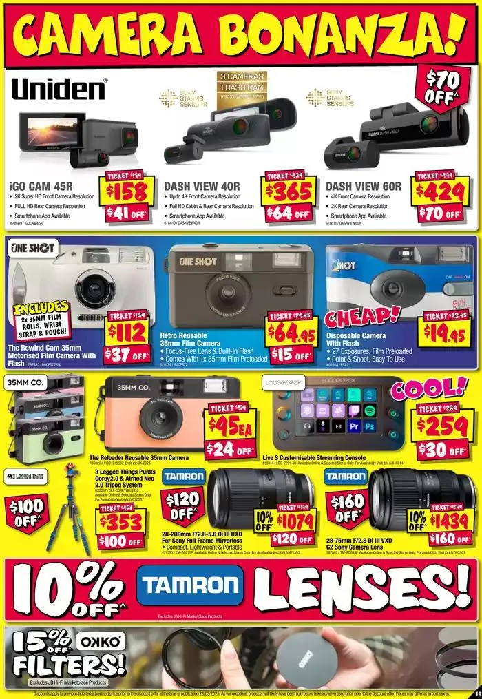 Camera Bonanza! - Catalogue valid from 3 April to 16 April 2025 - page 19