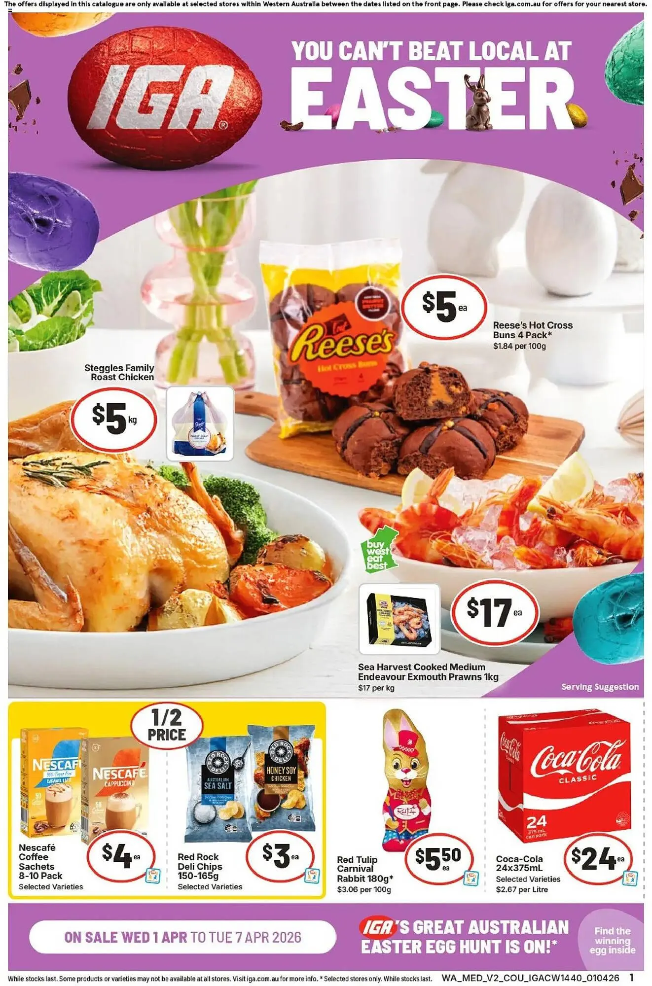 IGA catalogue - Catalogue valid from 1 April to 7 April 2026 - page 1