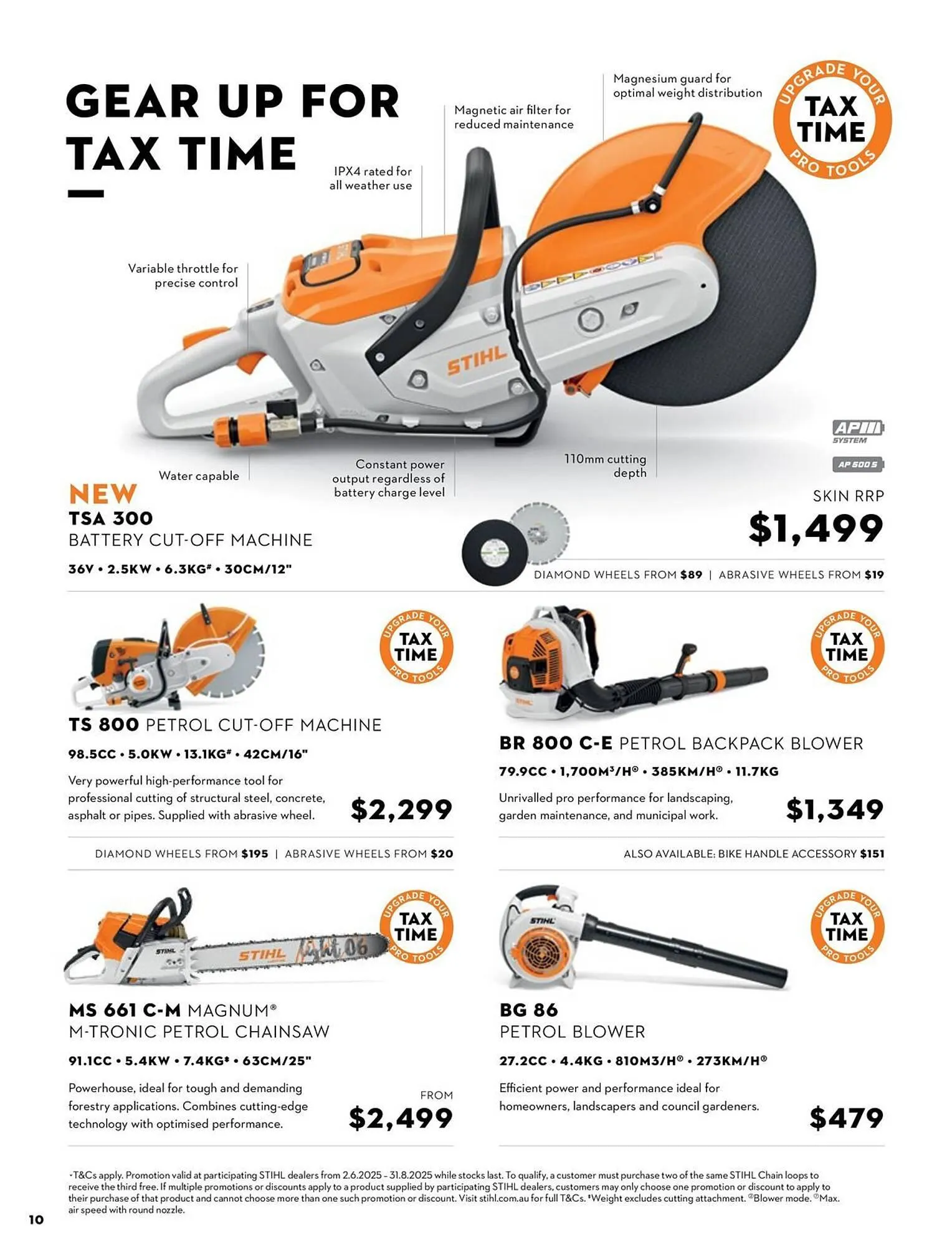 STIHL catalogue - Catalogue valid from 2 June to 31 August 2025 - page 10