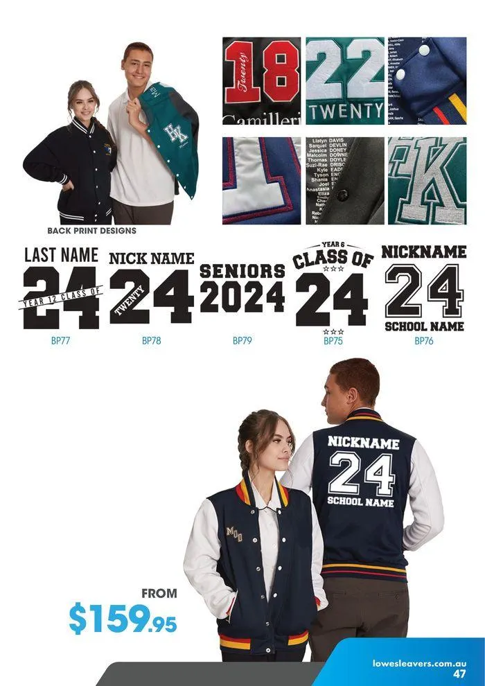 School Leavers 2024 - Catalogue valid from 24 January to 31 December 2024 - page 47