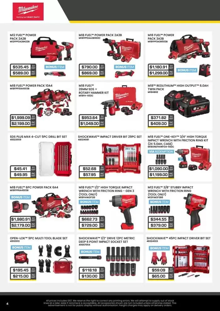 Tool Centre McKinnon Jan-Mar 2025 - Catalogue valid from 24 December to 31 March 2025 - page 4