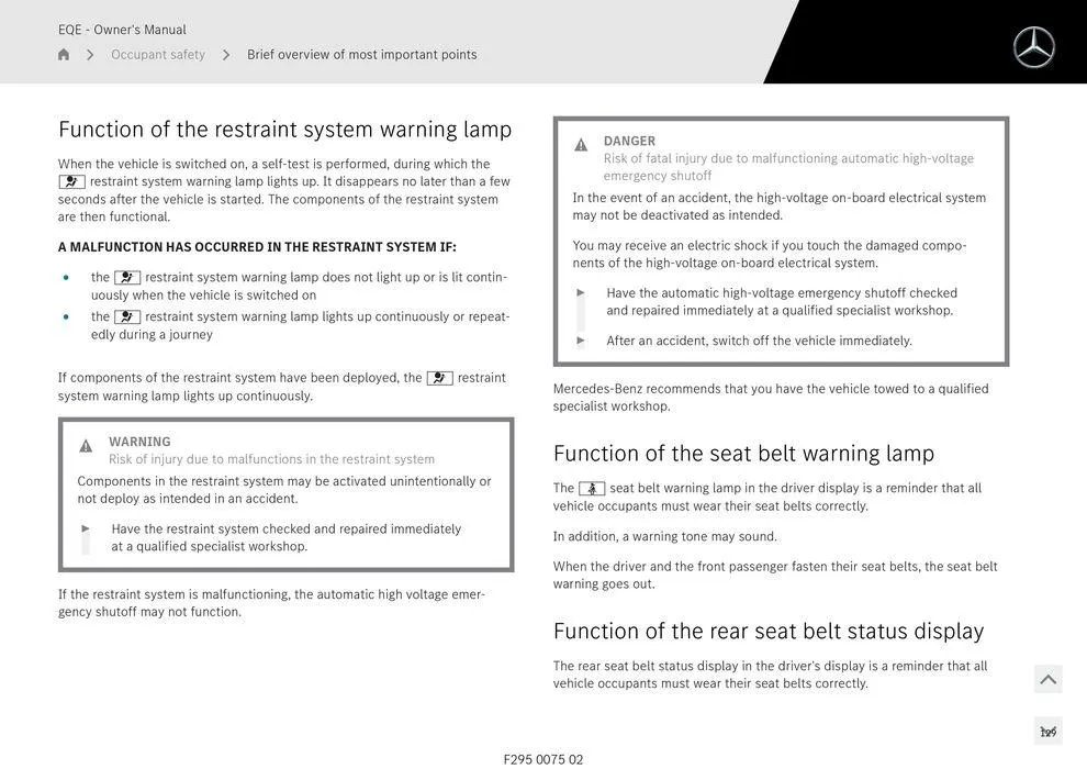 EQE Sedan - Catalogue valid from 11 September to 11 September 2025 - page 129