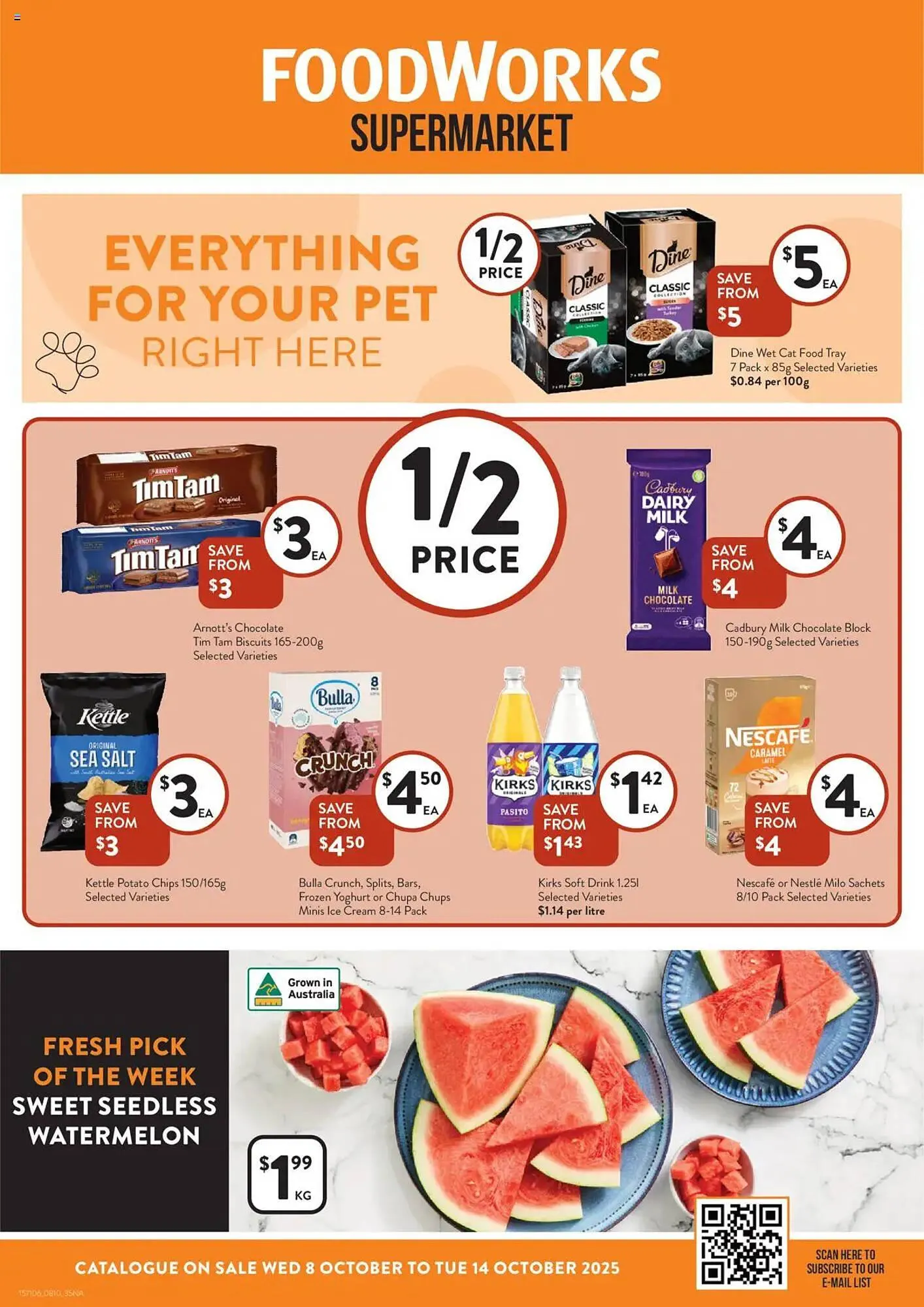 Foodworks catalogue - Catalogue valid from 8 October to 14 October 2025 - page 1